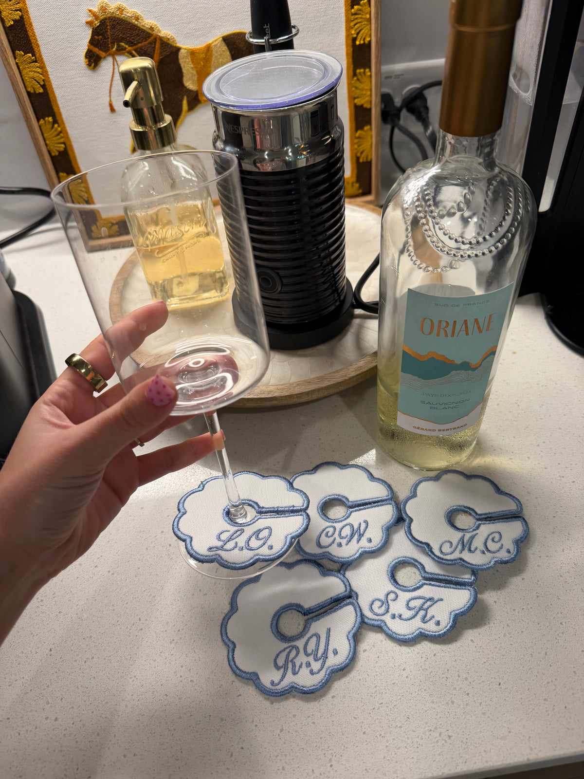 Wine Tag (Just Initials)