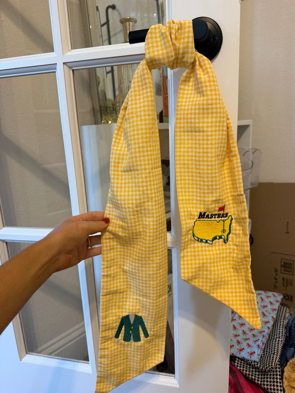 Masters Inspired Wreath Sash